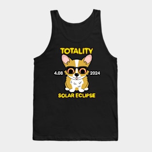 Solar Eclipse Corgi Tank Top